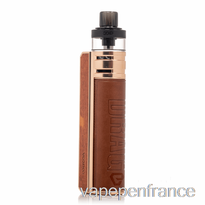 Voopoo Drag H80s Pod Mod Kit Stylo Vape En Bois De Rose Doré